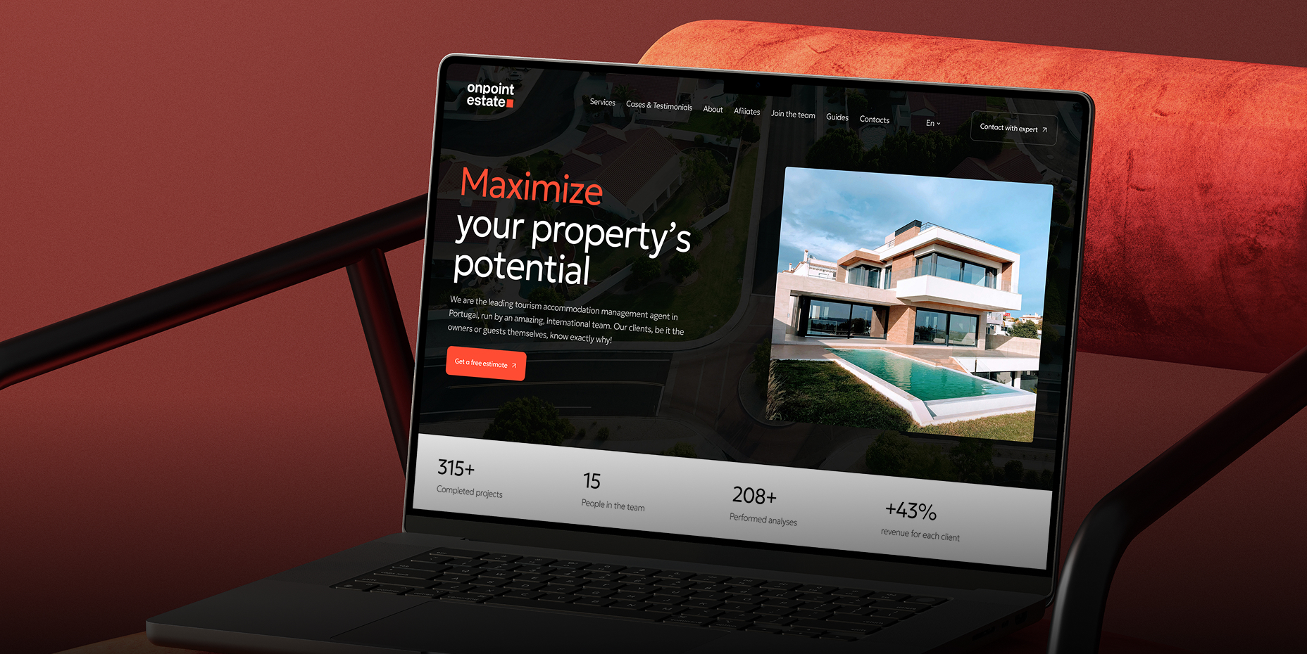Onpoint Estate — кейс Landing.kz